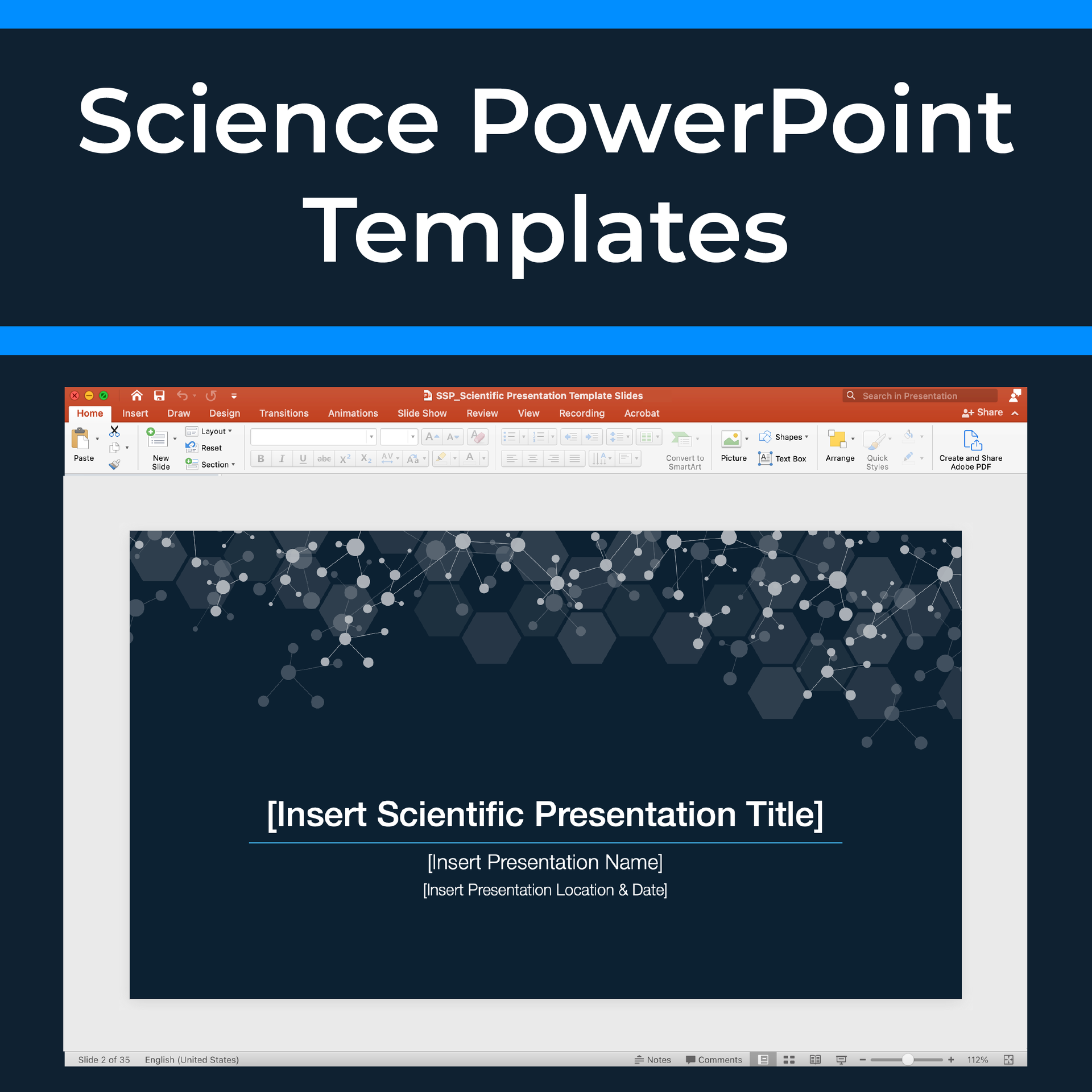 Science PowerPoint presentation slide template example