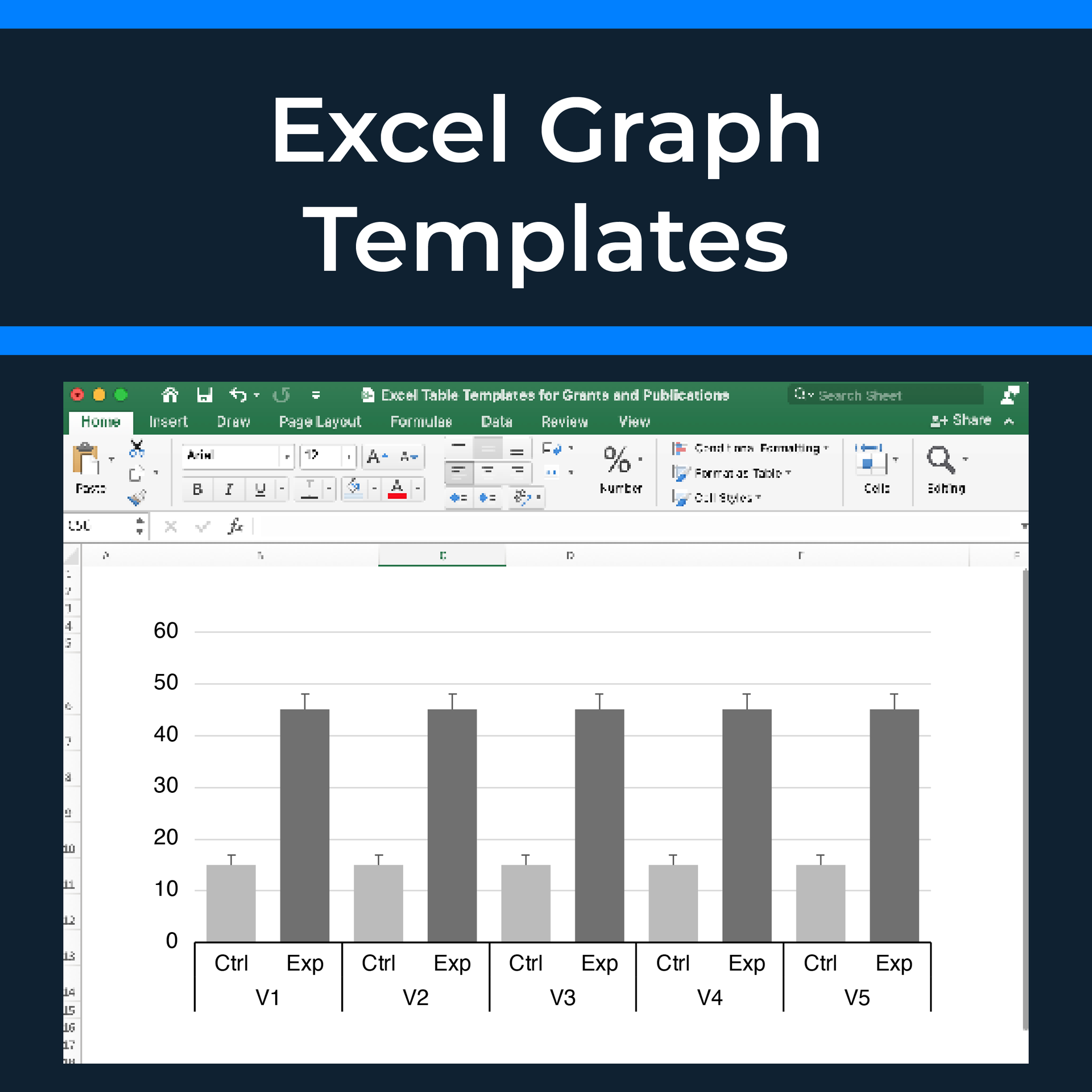 Excel graph template example