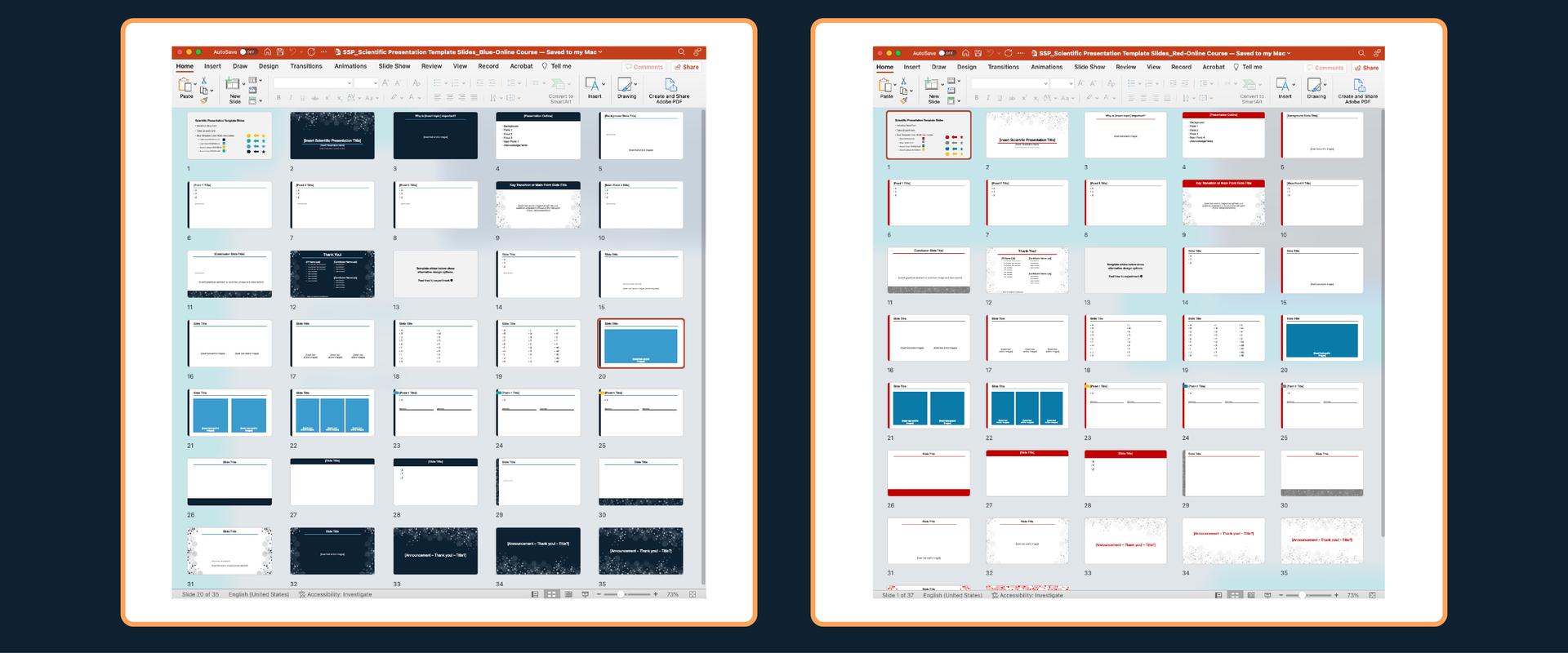 Go to template store Scientific Presentation Templates for Download