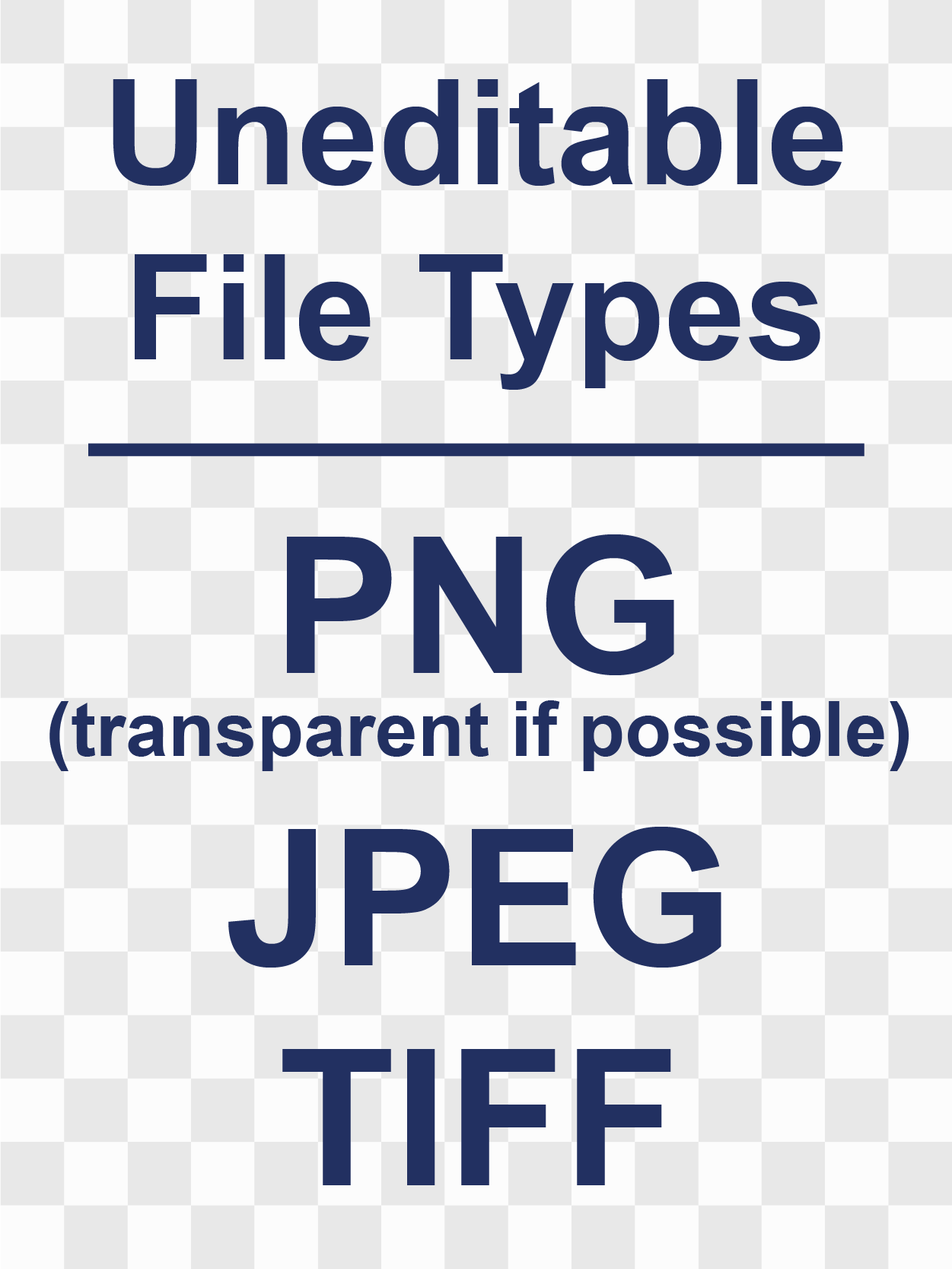 Uneditable file type recommendations Uneditable file type recommendations