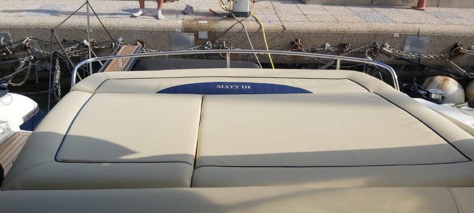 cushions in boat