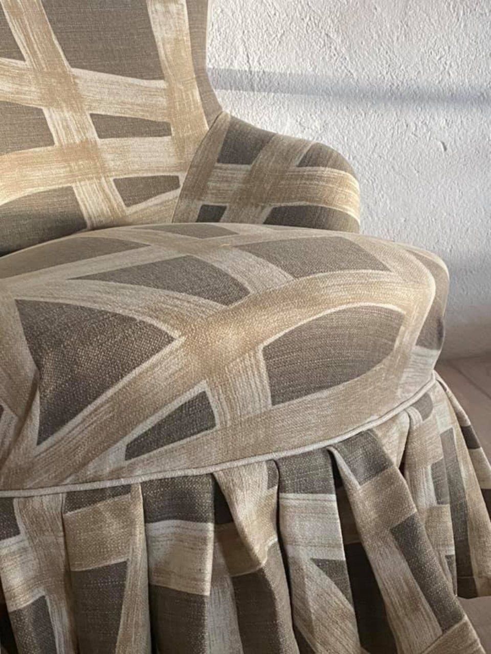 classic armchair after restyling