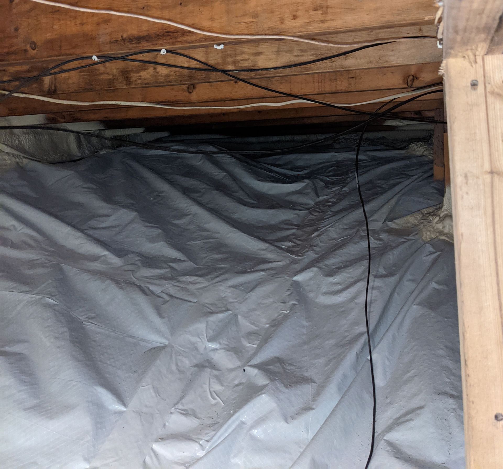 Crawl Space in a Basement