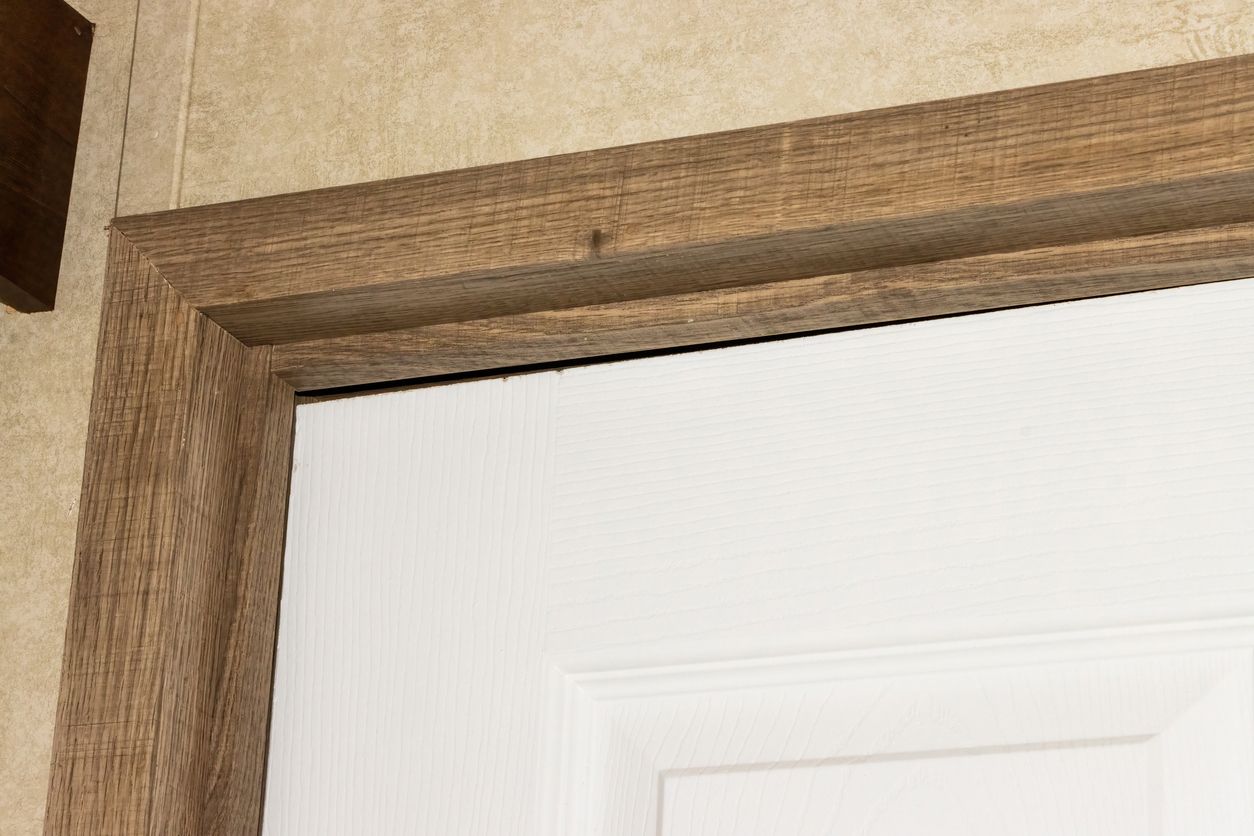 unstable foundation shown by a door fixture not fitting