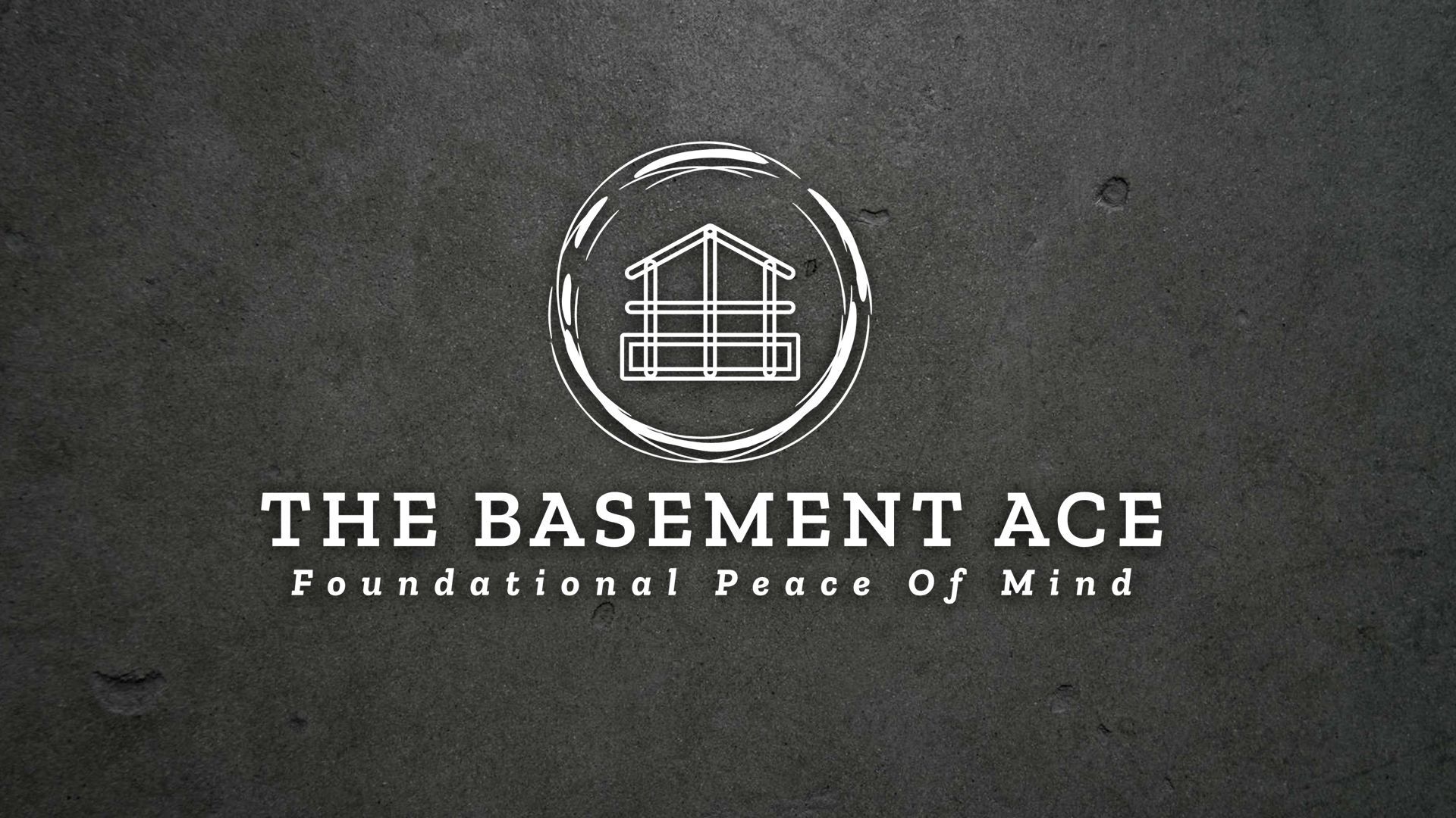 A logo for the basement ace foundational peace of mind