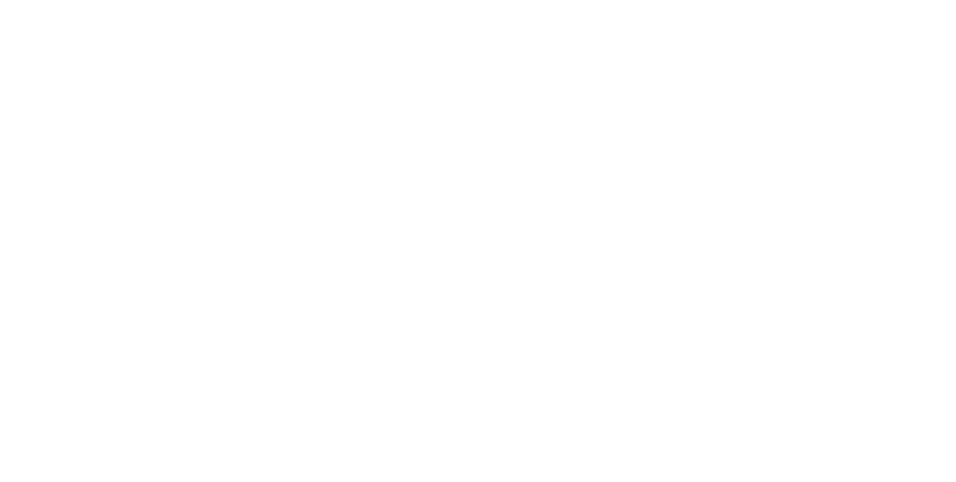 White circular Faith’s Dane Haven logo that displays boldly on black.
