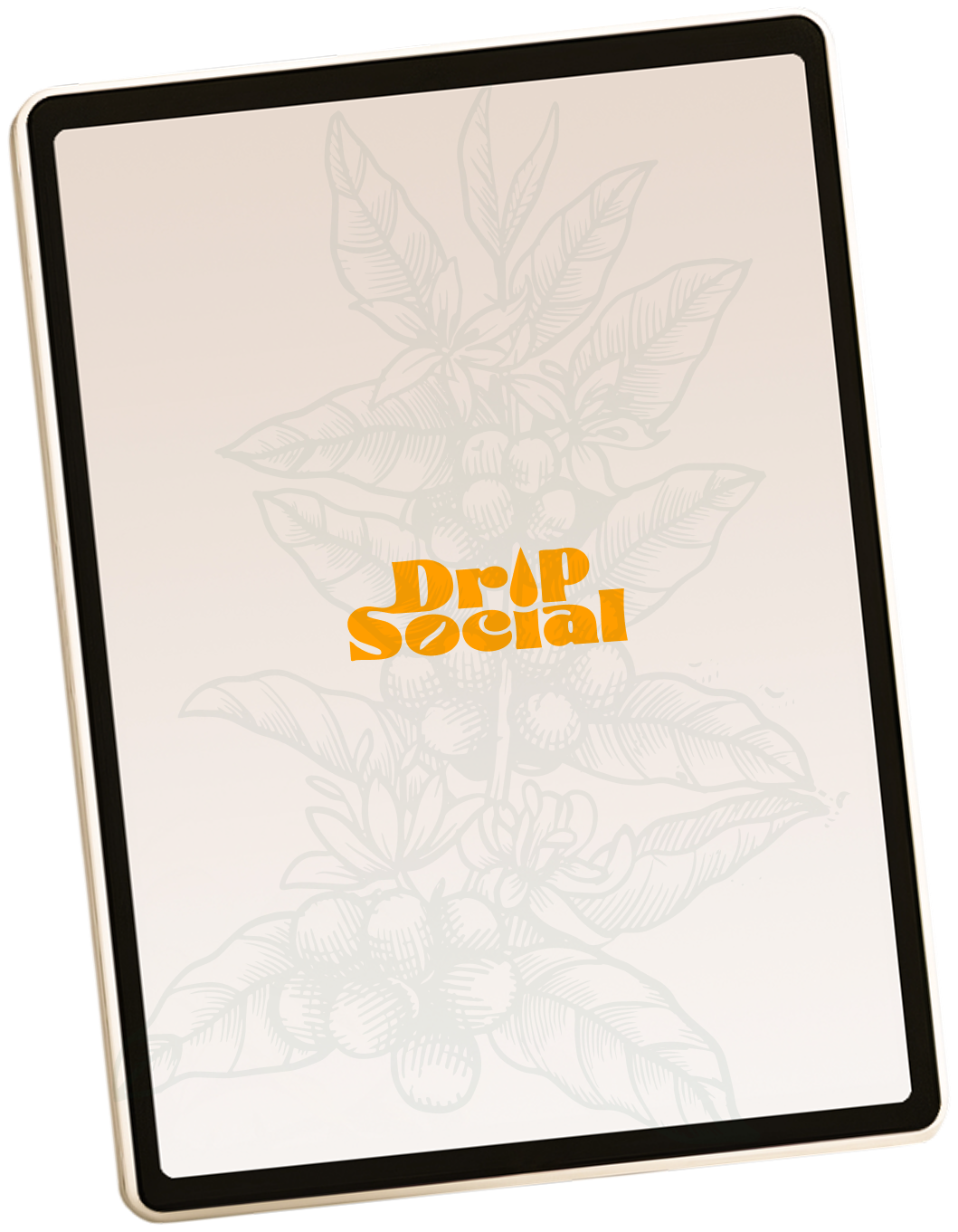 Tablet screen with 