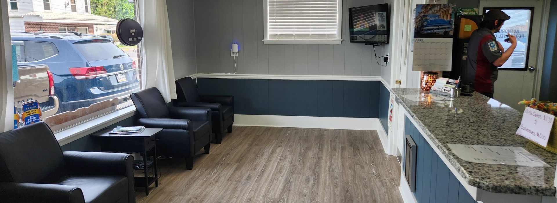 Our Waiting Room - Stroup's Garage