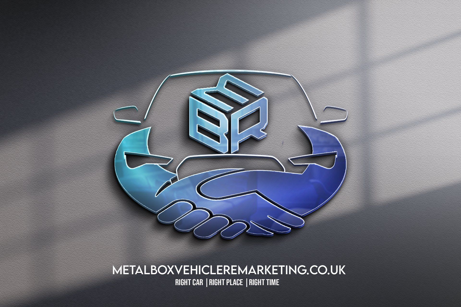A logo for a company called metalboxvehiclesmarketing.co.uk