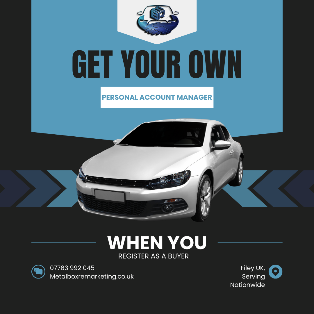 A white car is on a poster that says get your own when you