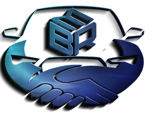 A blue handshake with a cube on top of it
