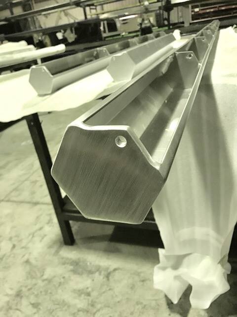 Calibre Entrance Door with Aluminum on the sides— Aluminium Fabrication in Molendinar, QLD