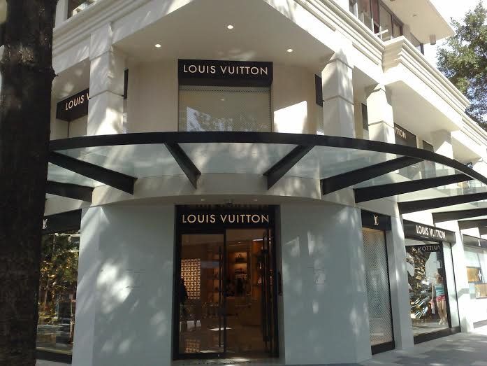 Louis Vuitton Entrance Store — Steel Fabrication in Molendinar, QLD