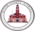 Butler County, Alabama seal featuring a courthouse and the date December 13, 1819.