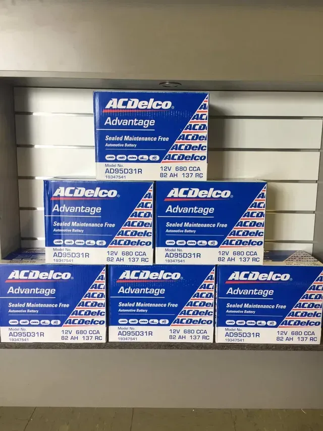 Boxes of Acdelco Batteries Are Stacked on Top of Each Other on A Shelf — DTM Tamworth in Tamworth, NSW