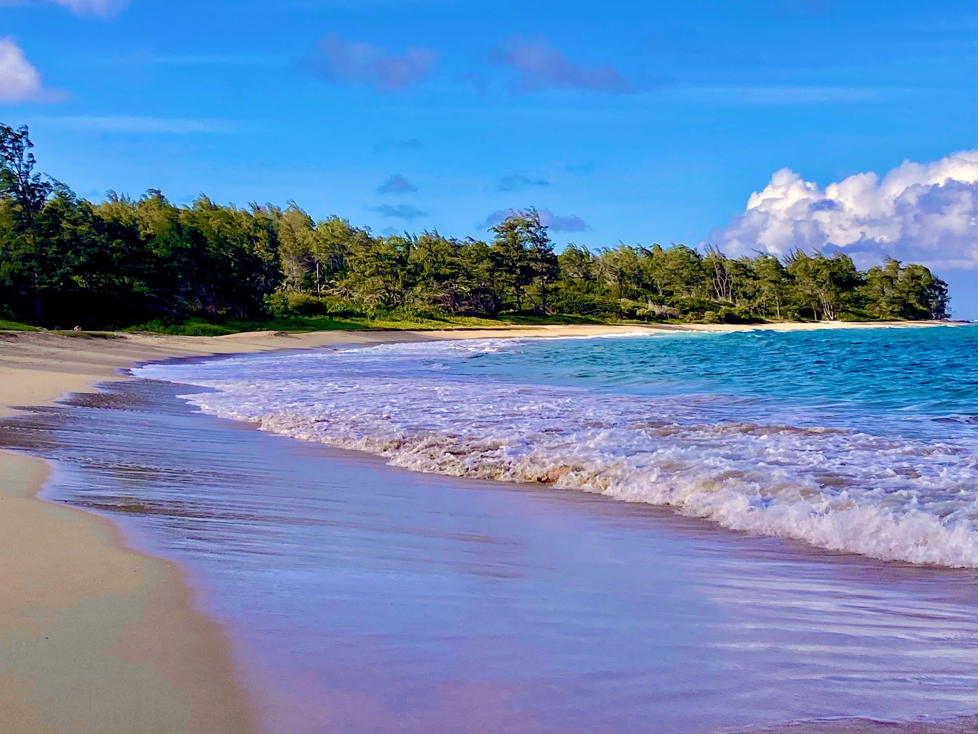 Hukilau Beach on Oahu Hawaii