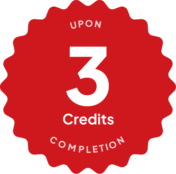 Badge: 4 Credits Upon Completion