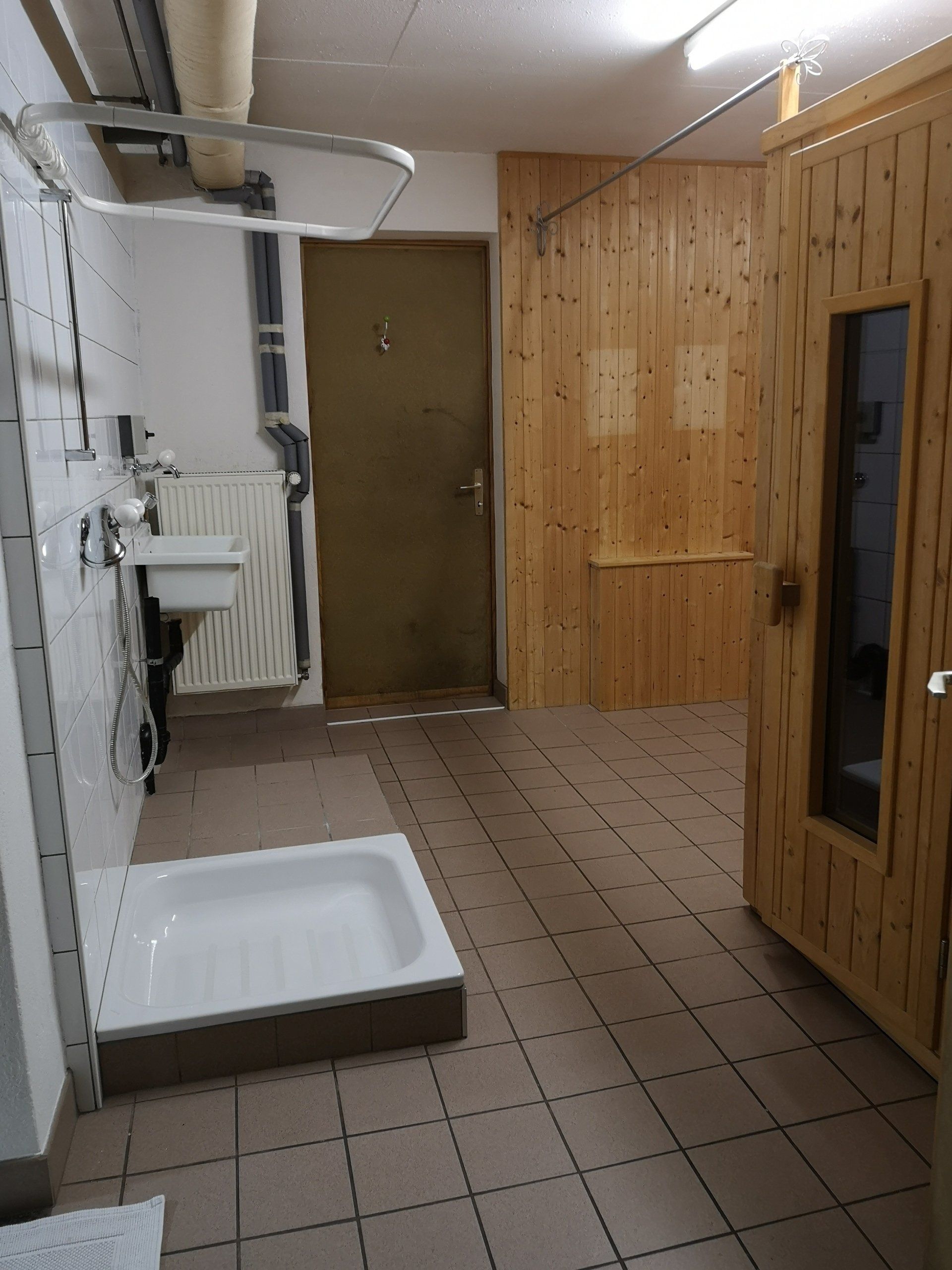 Buanderie / sauna : actuellement avec machines à laver et à sécher