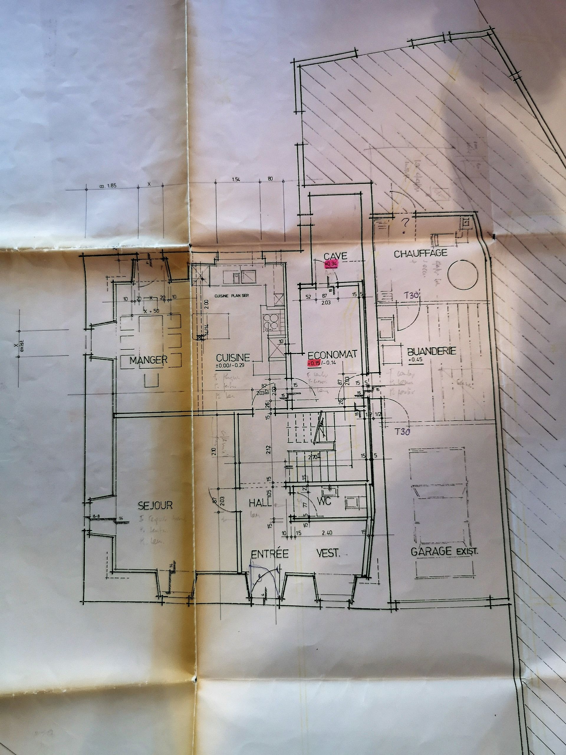Plan rez-de-chaussée