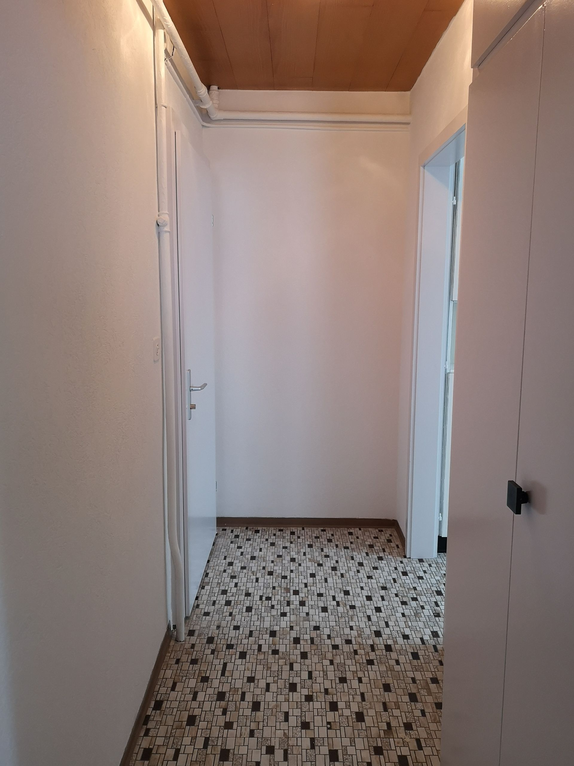 Entrée menant à la cuisine et à la chambre 1