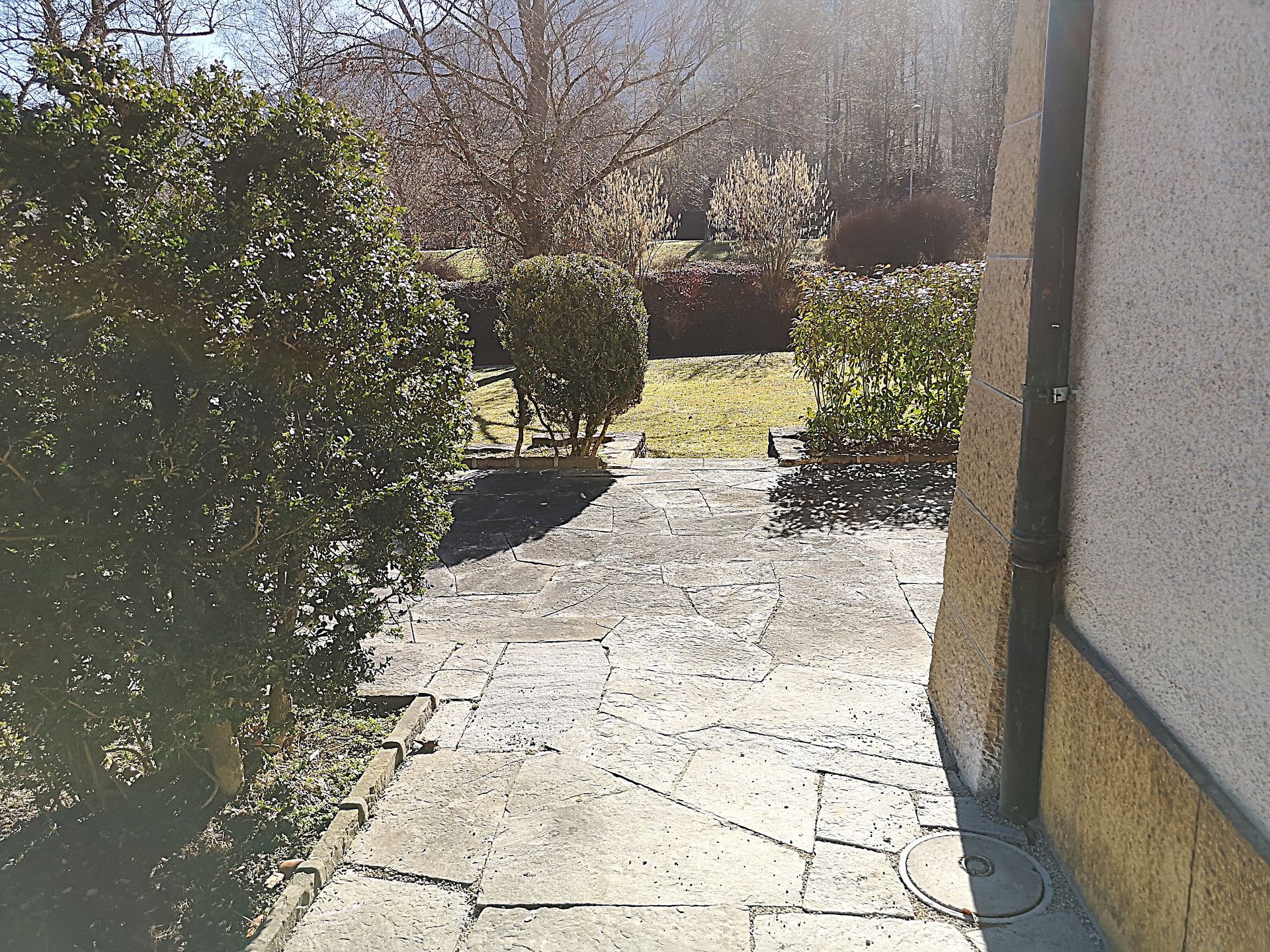 Accès à la terrasse