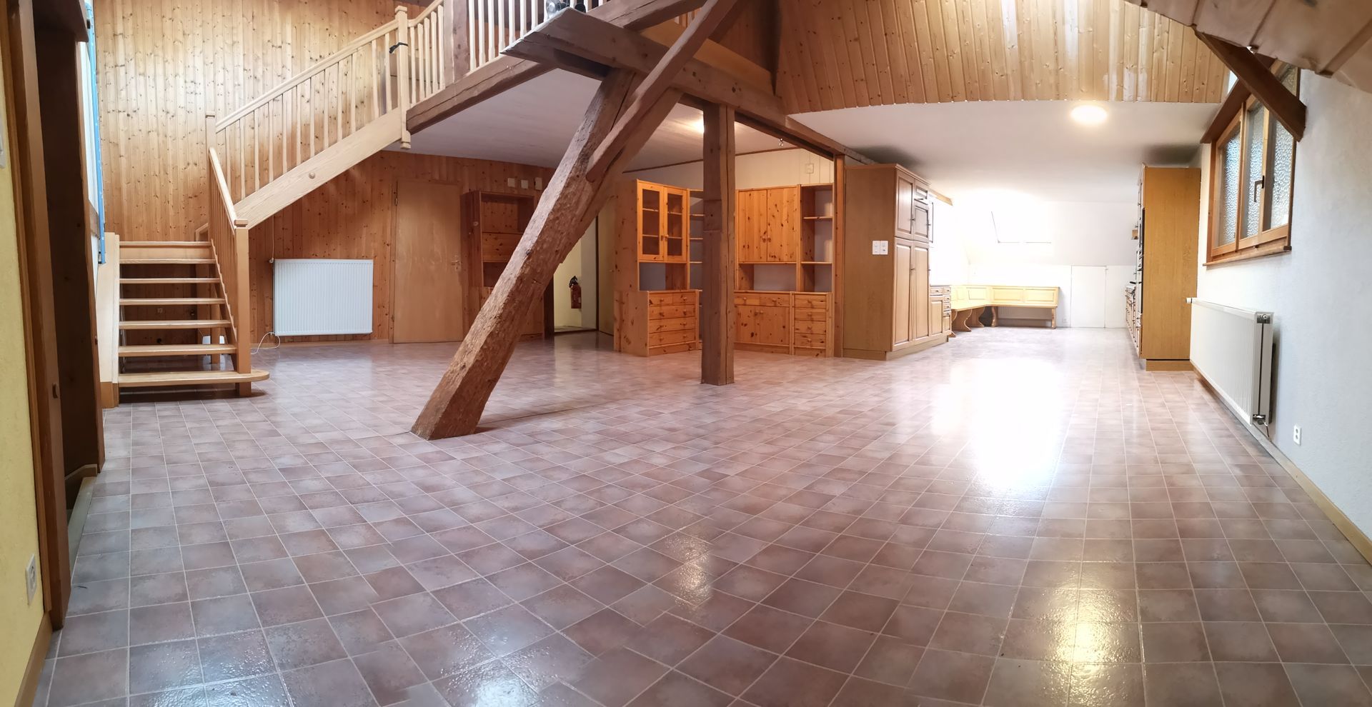 Duplex partie basse cuisine habitable / salon