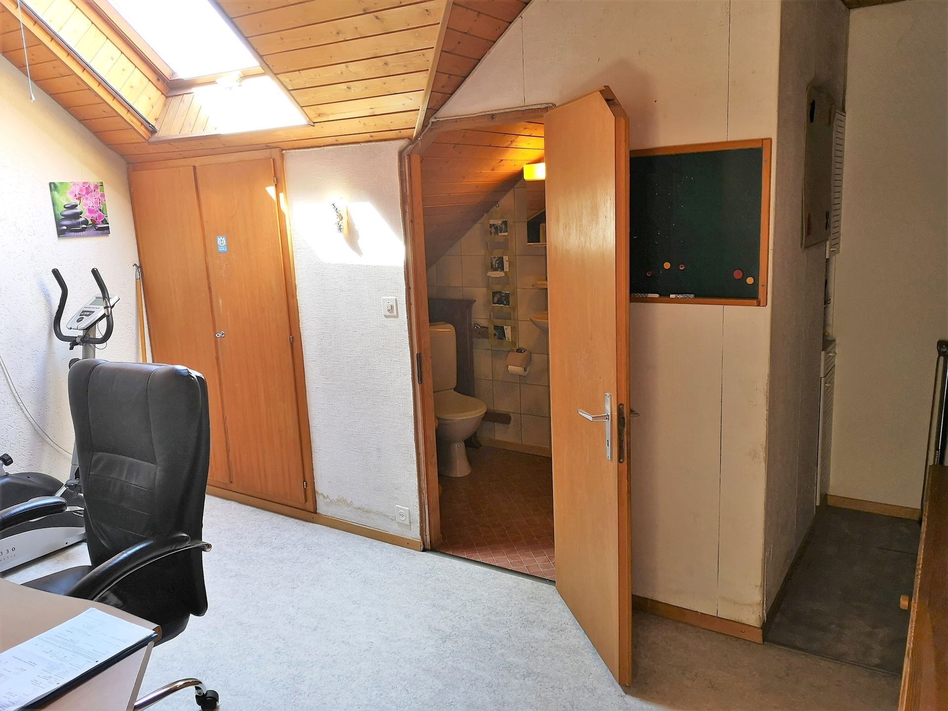 Duplex partie basse chambre avec salle de bain