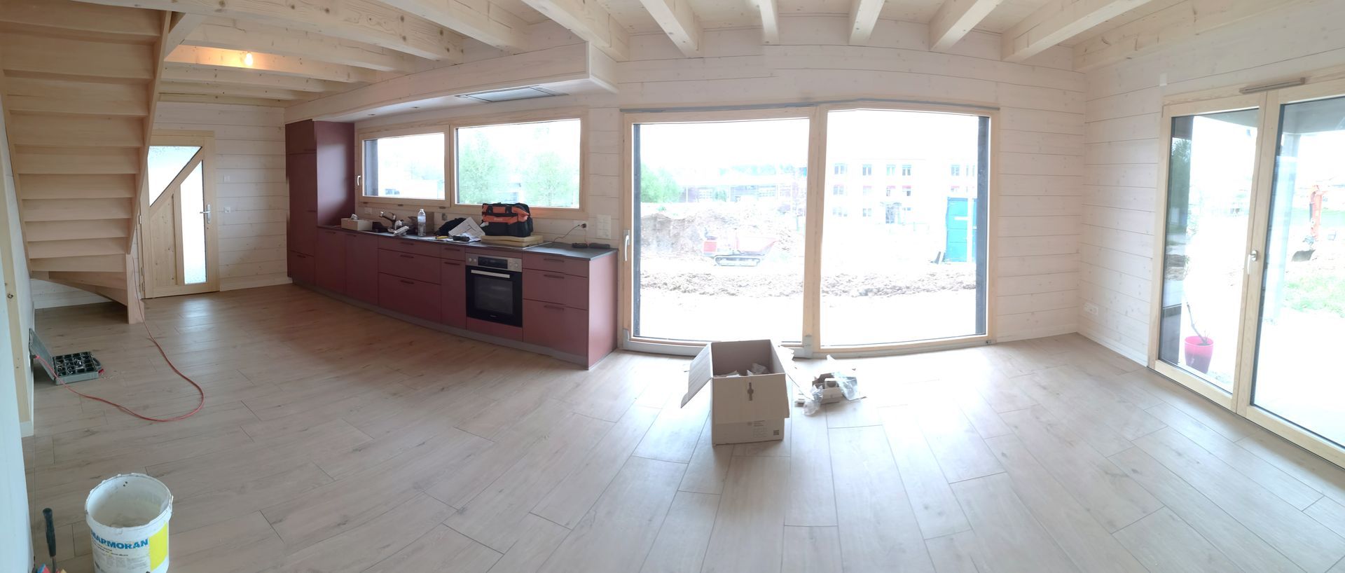Cuisine/salon/salle à manger