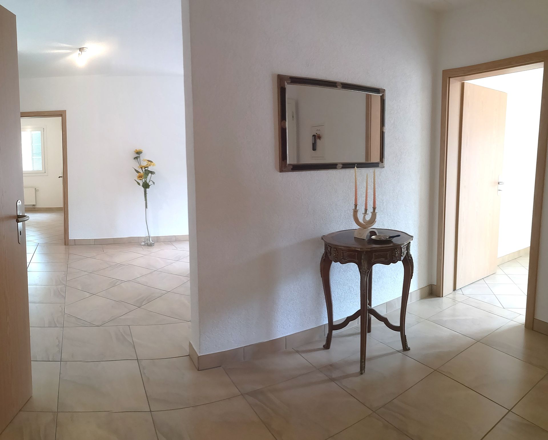 Entrée et accès cuisine/salon/salle à manger