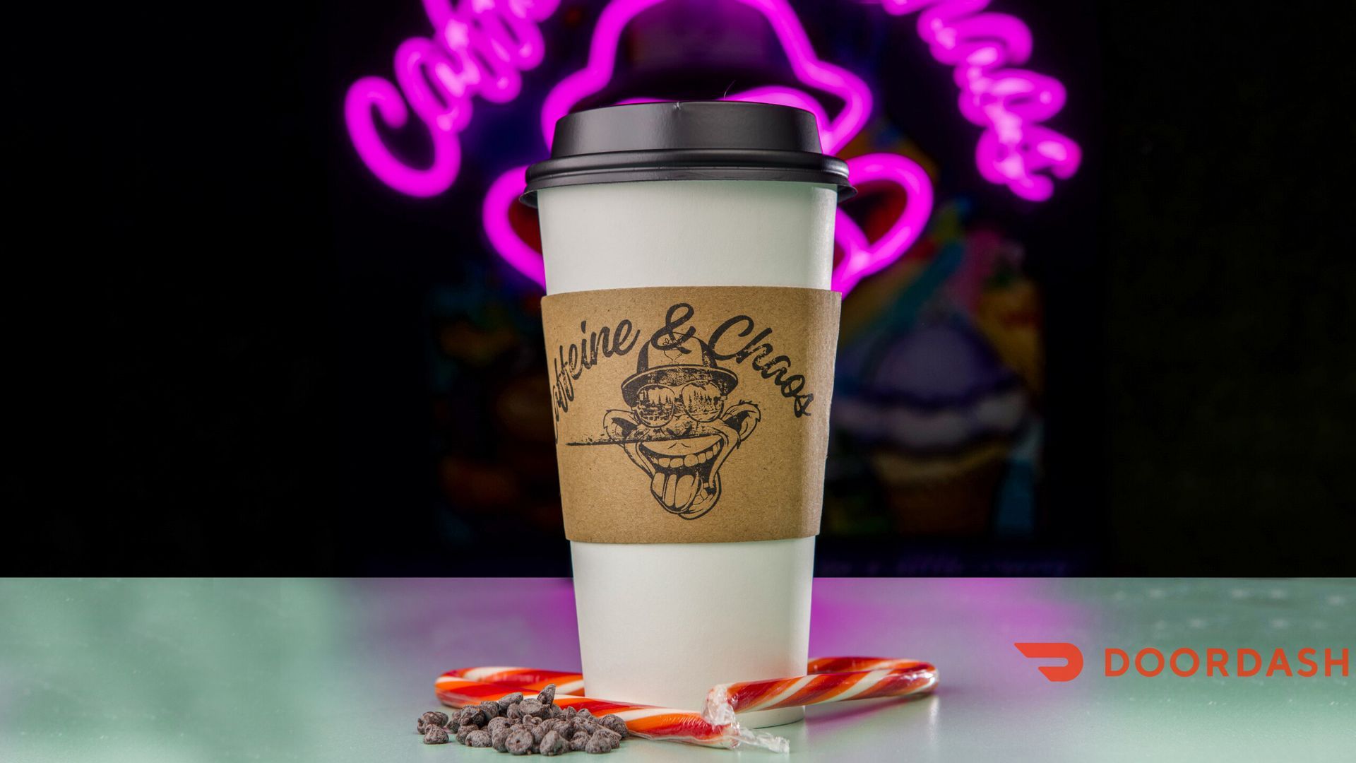 Coffee cup with 