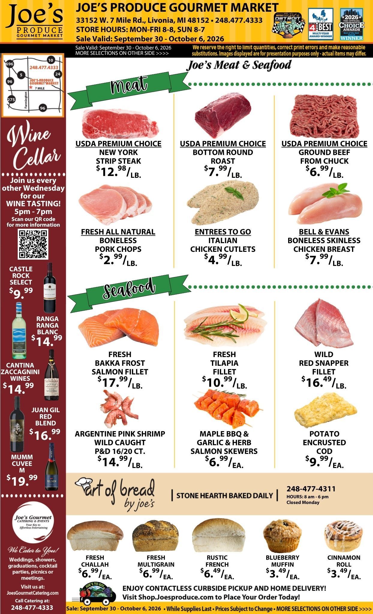 Sales Ad March 9 Page 02 Joe's Meat & Seafood weekly sales ad. Download the PDF for prices and offer dates.
