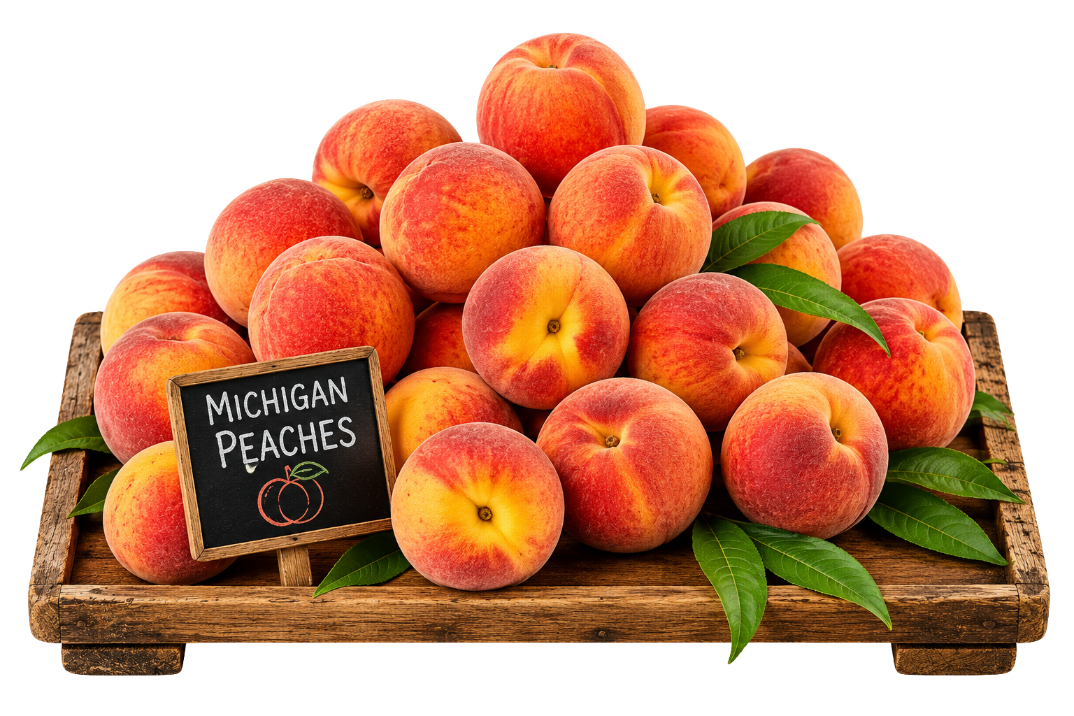 Michigan Peaches are here!