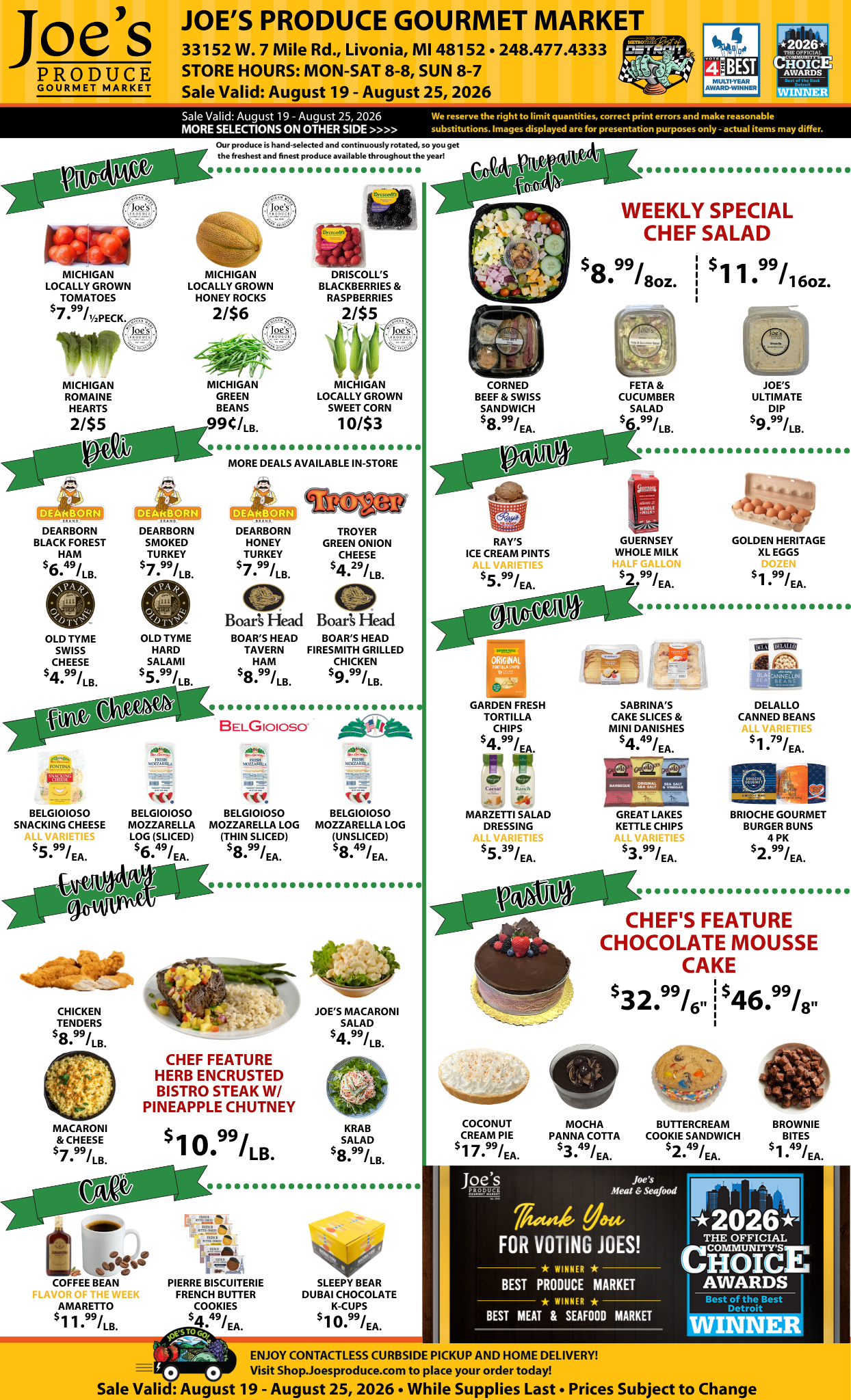 Sales Ad March 9 Page 01 Sales Ad April 8 Page 01