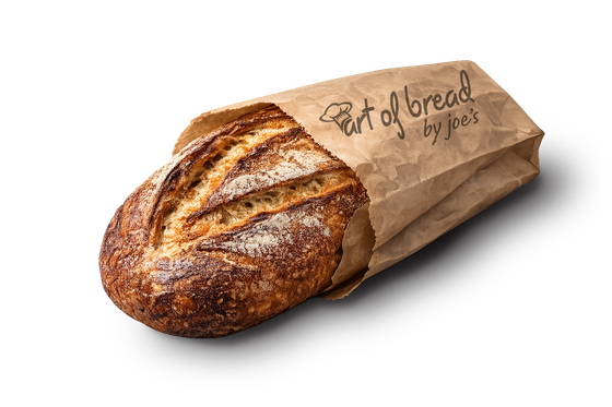 Our bread is baked fresh every morning! Loaf of artisanal multigrain
