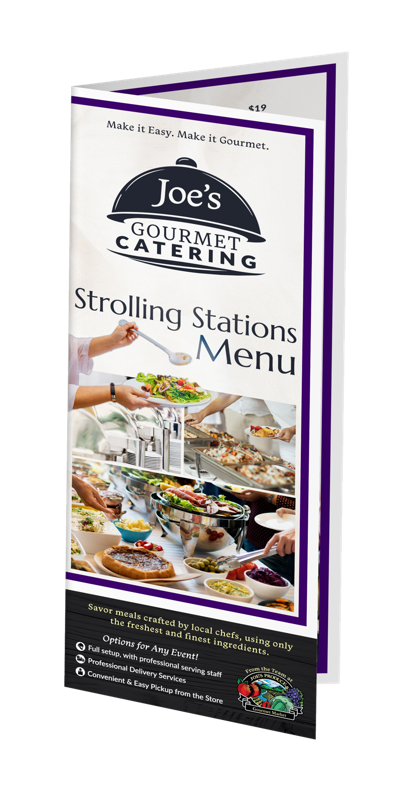 Strolling Stations Menu