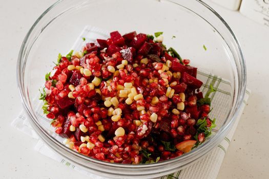 Cranberry Farro Beet Salad