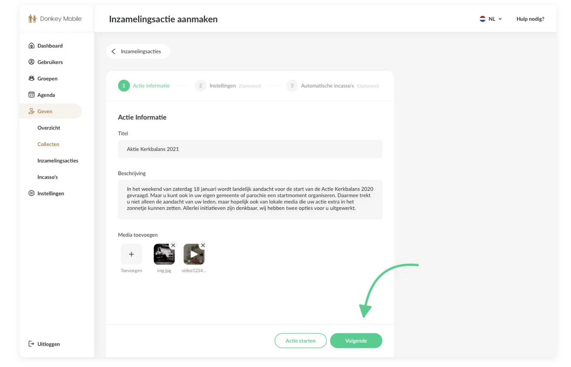 kerk app screenshot