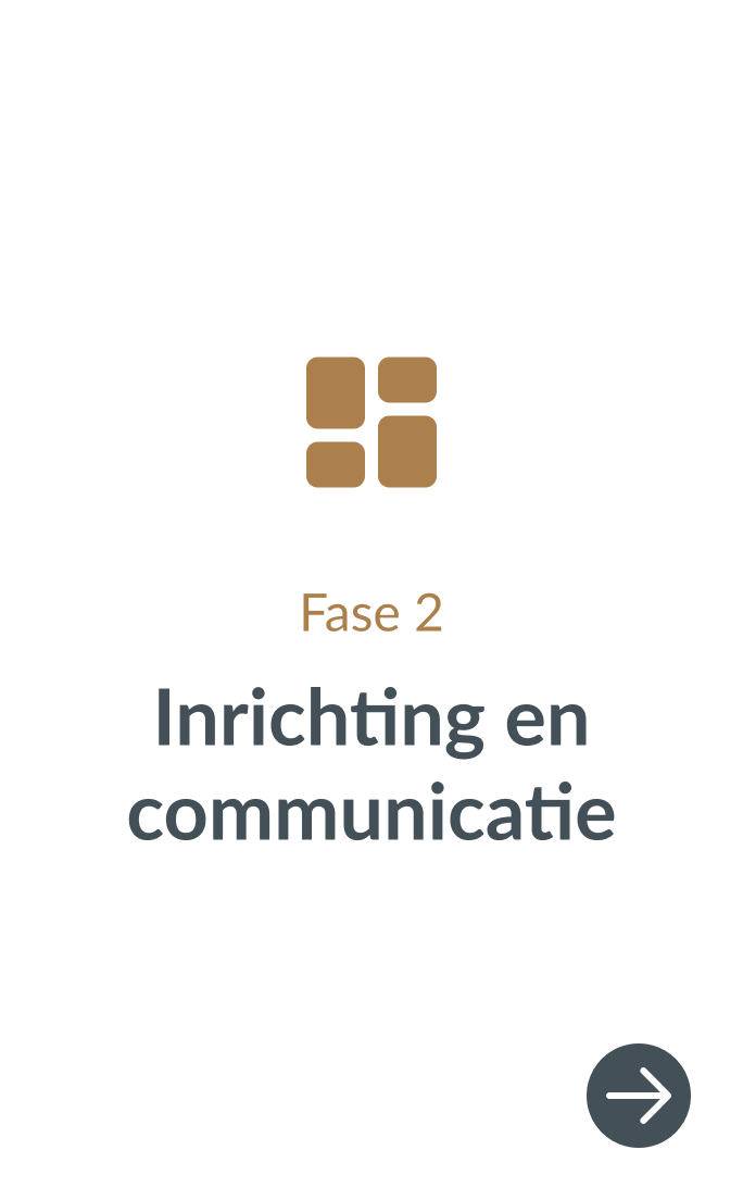 inrichting en comm unicaten icoon