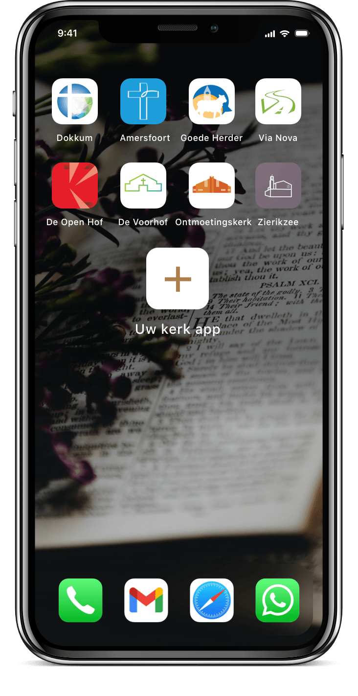 Uw
kerk app