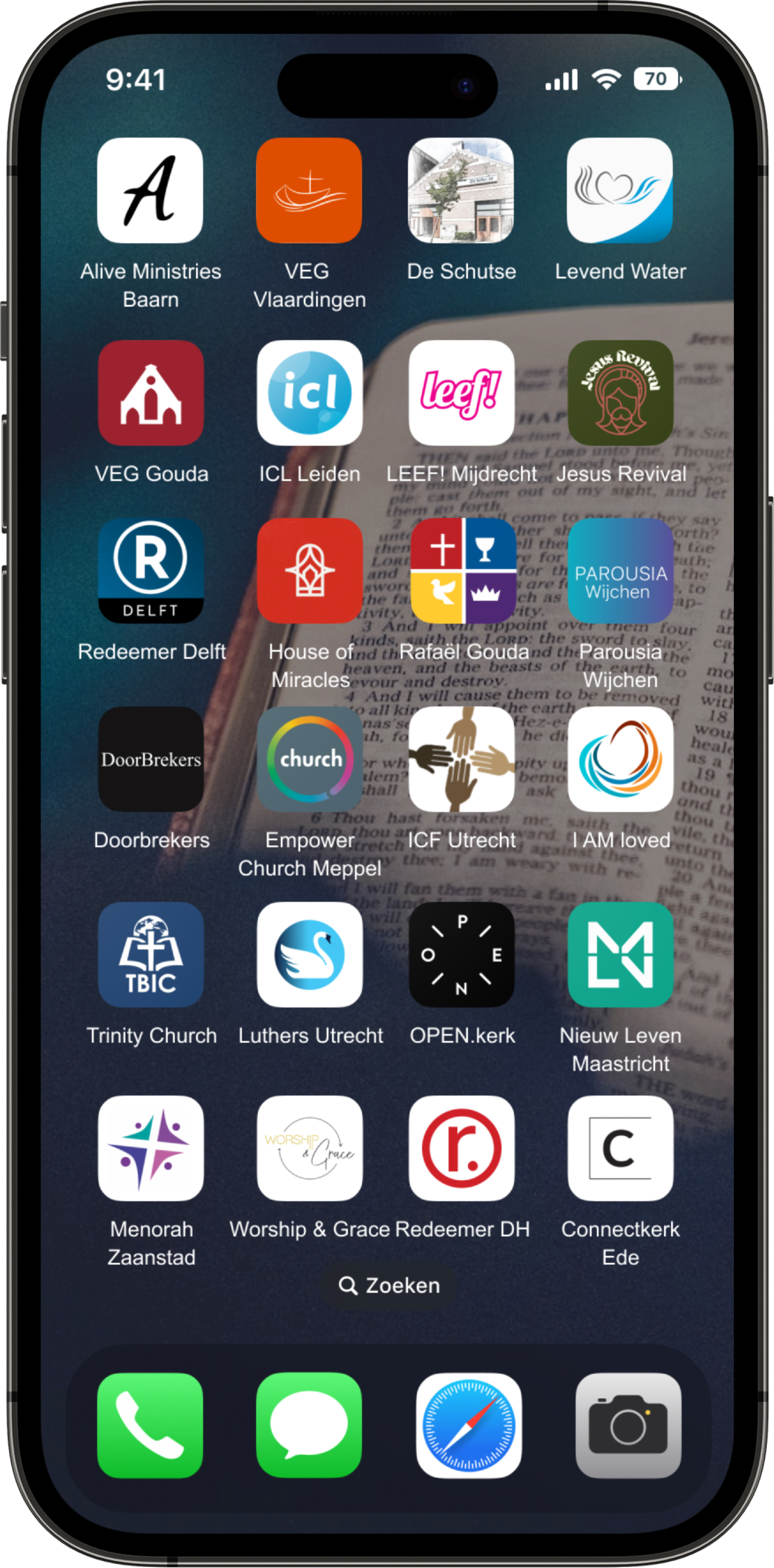 screenshot kerkapp