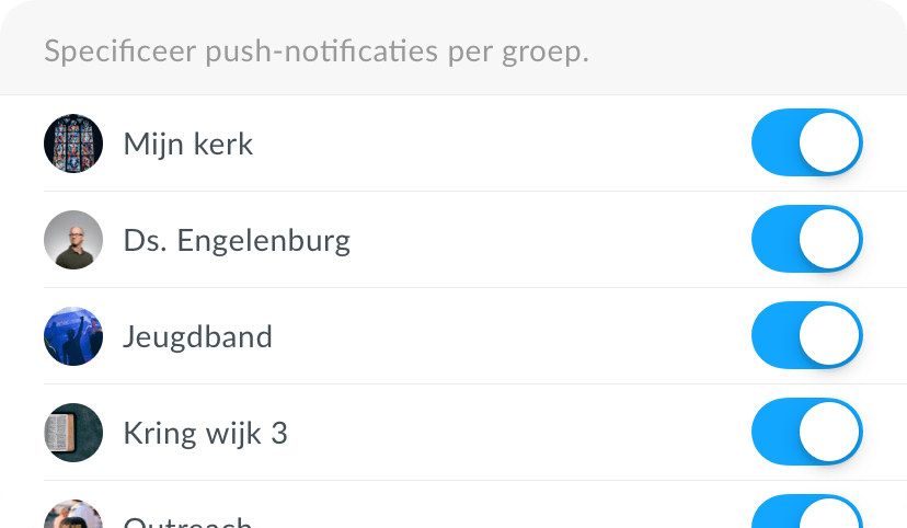 kerk app screenshot