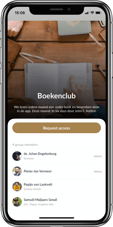boekenclub in kerk pp