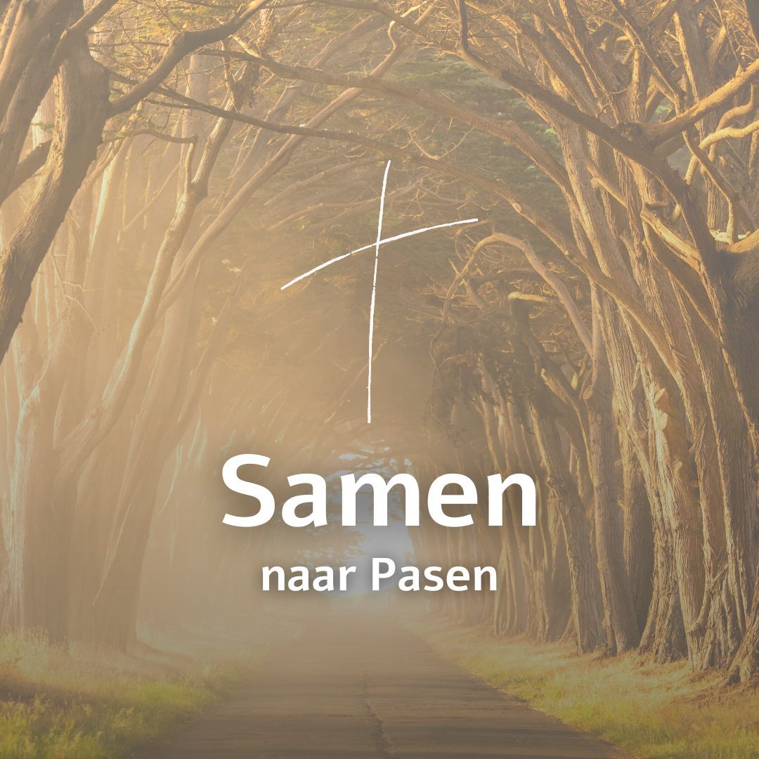 Samen op weg naar Pasen in de kerkapp promotieplaatje