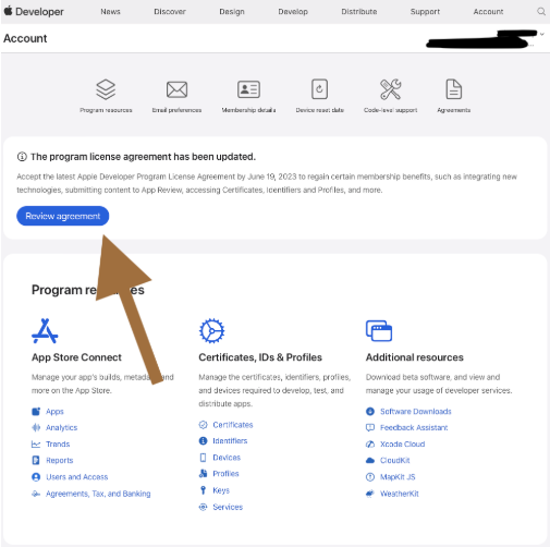 Een screenshot van de website van het Apple Developer Program.