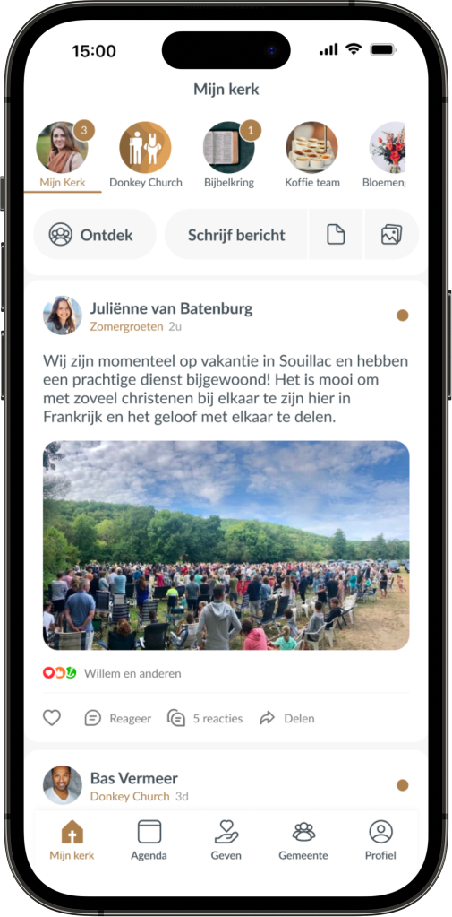 kerk app screenshot
