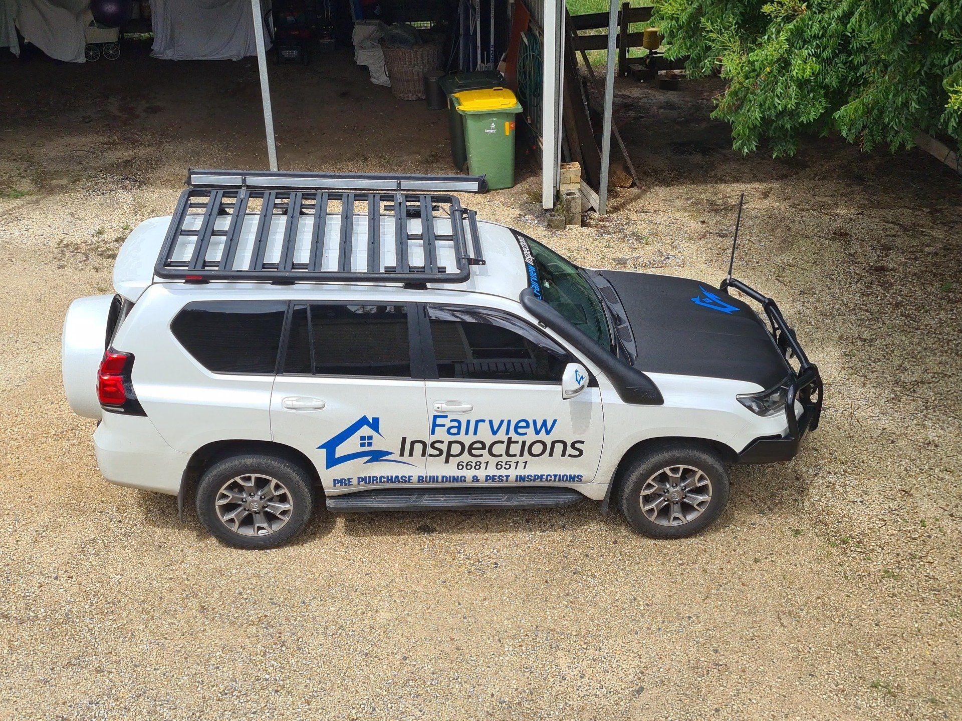 Fairview Inspection Service Vehicle — Pre-Purchase Building Inspectors in East Ballina, NSW