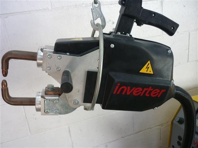 Inverter spot welder at Forbes Panel and Paint in Blenheim NZ