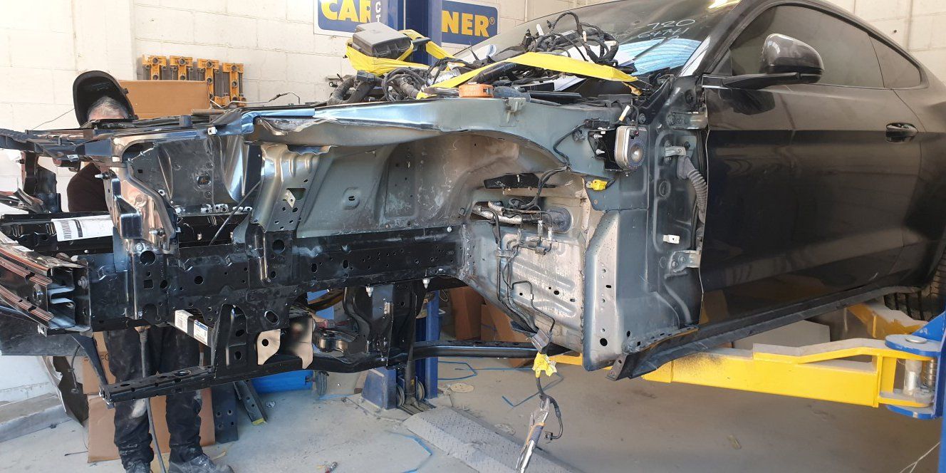 Ford Mustang rebuild by Forbes Panel and Paint in Blenheim NZ