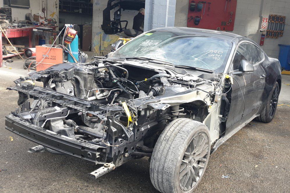 Ford Mustang rebuild by Forbes Panel and Paint in Blenheim NZ