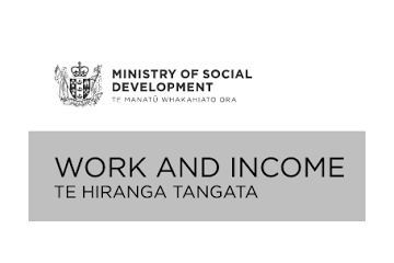 Ministry of Social Development and Work and Income NZ logos logo